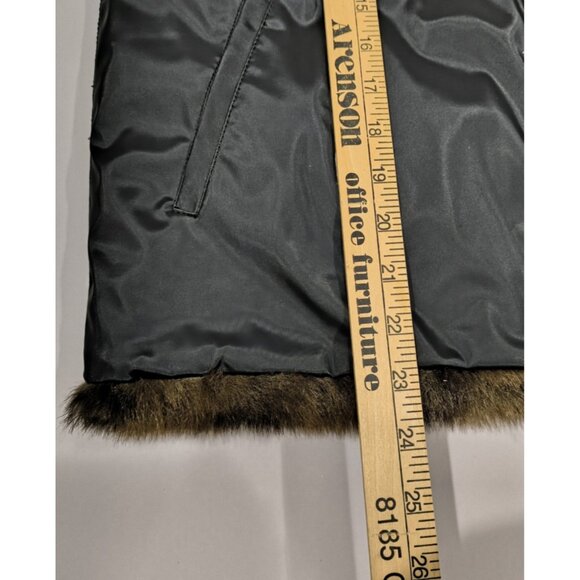 COACO New York Womens Faux Mink Fur Reversible Vest Medium Size - Picture 12 of 13
